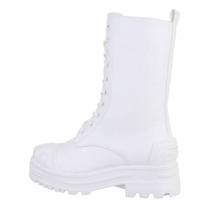 Damen Schnürstiefel - white