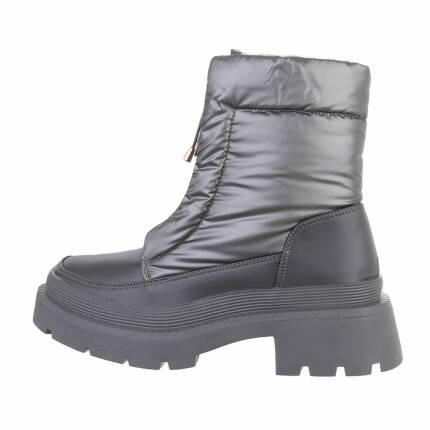 Damen Klassische Stiefeletten - silver Gr. 36