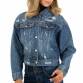 Damen Jeansjacke von Laulia Gr. L/40 - blue