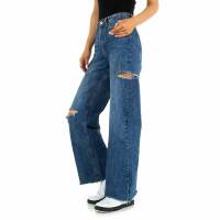 Damen Boyfriend Jeans von Laulia - blue