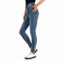 Damen High Waist Jeans von Laulia - blue