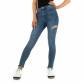 Damen High Waist Jeans von Laulia Gr. S/36 - blue