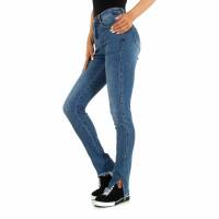 Damen High Waist Jeans von Laulia - blue