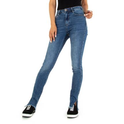 Damen High Waist Jeans von Laulia Gr. M/38 - blue