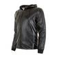 Herren Kunstleder Jacke  von EGRET - black