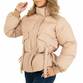 Damen Winterjacke von ICY - beige