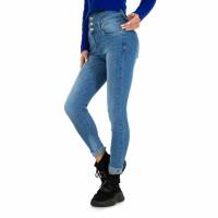 Damen High Waist Jeans von M.Sara - blue