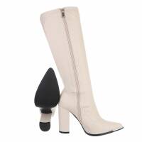 Damen Klassische Stiefel - beige