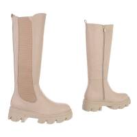 Damen Klassische Stiefel - cream Gr. 36