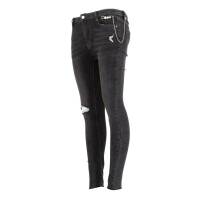 Damen High Waist Jeans von Laulia - black