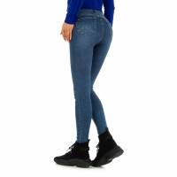 Damen High Waist Jeans von Laulia - blue