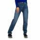 Damen High Waist Jeans von Laulia Gr. S/36 - blue