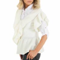 Damen Weste von White Icy Gr. One Size - white