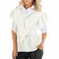 Damen Weste von White Icy Gr. One Size - white