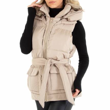 Damen Übergangsjacke von White ICY Gr. L/40 - beige