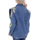 Damen Jeansjacke von White ICY - blueyellow