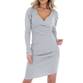 Damen Stretchkleid von EMMASH PARIS - grey