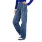 Damen High Waist Jeans von Laulia - blue