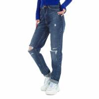 Damen Boyfriend Jeans von Laulia - blue