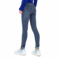 Damen High Waist Jeans von Laulia - blue