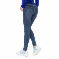 Damen High Waist Jeans von Laulia - blue