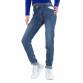 Damen High Waist Jeans von Laulia Gr. M/38 - blue