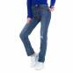 Damen High Waist Jeans von Laulia Gr. XS/34 - blue