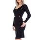 Damen Stretchkleid von EMMASH - black