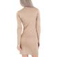 Damen Stretchkleid von EMMASH - beige