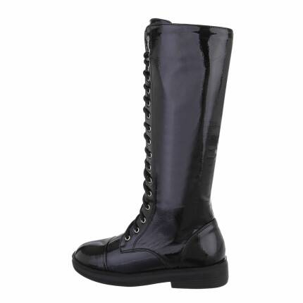 Damen Schnürstiefel - black Gr. 36