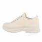 Damen Low-Sneakers - beige Gr. 37