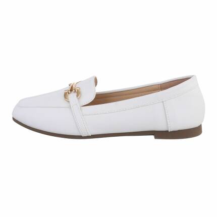 Damen Slipper - white