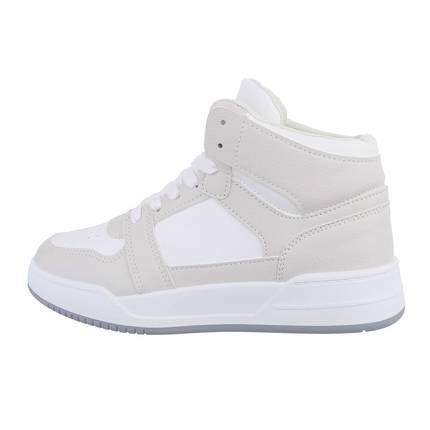 Damen High-Sneakers - beige Gr. 37