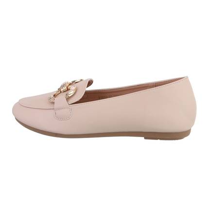 Damen Slipper - beige Gr. 37