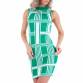 Damen Stretchkleid von EMMASH Gr. M/L - green