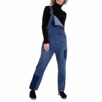 Damen Latzjeans von Laulia - blue