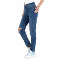 Damen Straight Leg Jeans von Laulia - blue