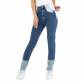 Damen Straight Leg Jeans von Laulia Gr. S/36 - blue