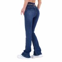 Damen Bootcut Jeans von Laulia - blue