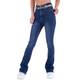 Damen Bootcut Jeans von Laulia - blue