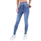 Damen High Waist Jeans von Laulia - blue