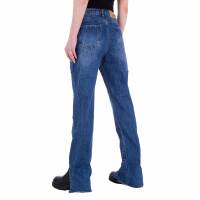 Damen High Waist Jeans von Laulia - blue