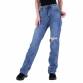 Damen Straight Leg Jeans von Laulia Gr. L/40 - blue