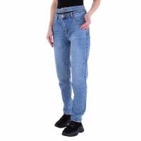 Damen Straight Leg Jeans von Laulia - blue