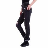 Damen Straight Leg Jeans von Laulia - black