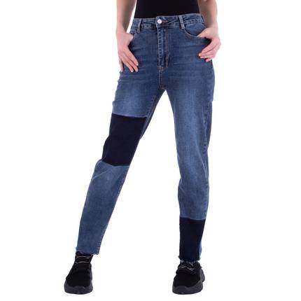 Damen Straight Leg Jeans von Laulia Gr. L/40 - blue