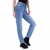 Damen Straight Leg Jeans von Laulia - blue