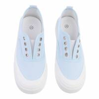 Damen Low-Sneakers - lightblue