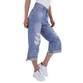 Damen Bootcut Jeans von Gollop - blue