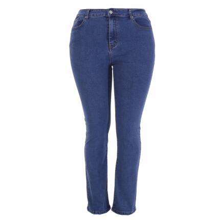 Damen High Waist Jeans von Gallop Gr. XS/34 - blue